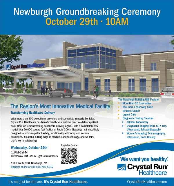Newburgh Ground Breaking Crystal Run Healthcare