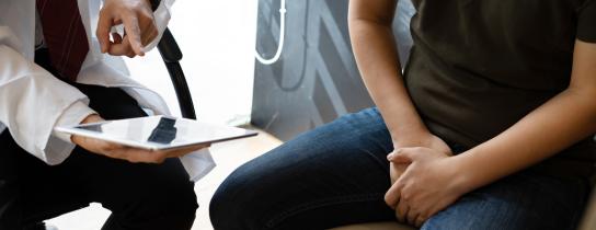 urology doctor with patient